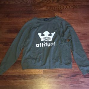Green Crew Neck Sweatshirt